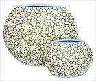 Vases and Planters made of  Styrax wood rings